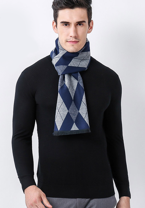 Plaid Pashmina Scarf