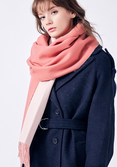 Wool Thick Foulard Scarf