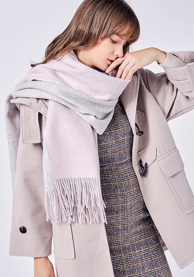 Wool Thick Foulard Scarf