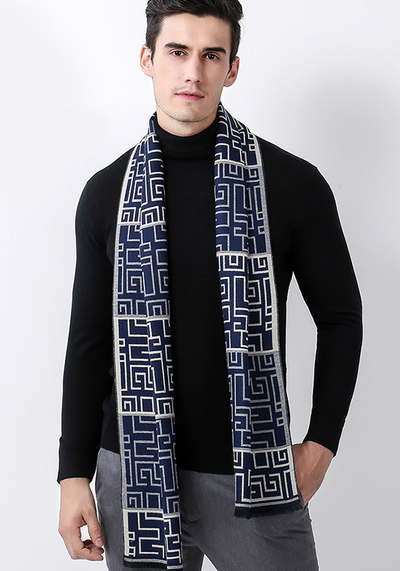 Plaid Pashmina Scarf