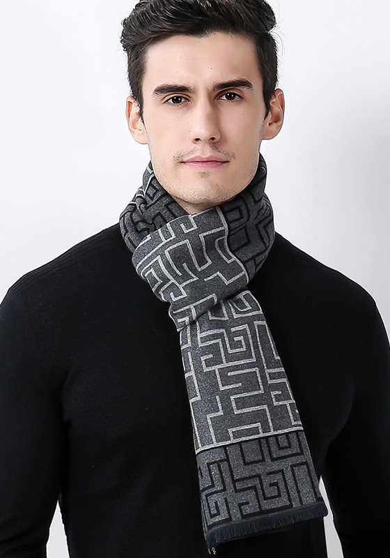 Plaid Pashmina Scarf