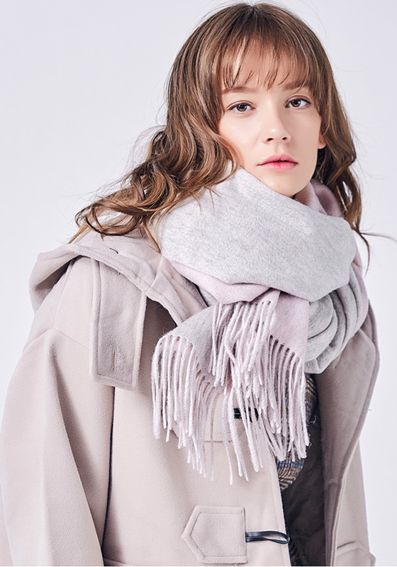 Wool Thick Foulard Scarf