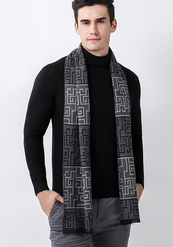 Plaid Pashmina Scarf