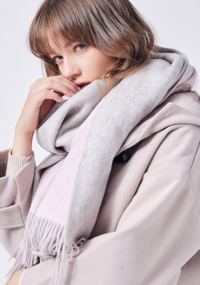 Wool Thick Foulard Scarf