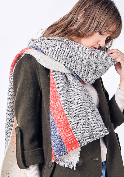 Stripe Foulard Femme Scarf