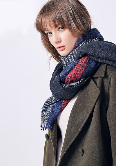 Stripe Foulard Femme Scarf