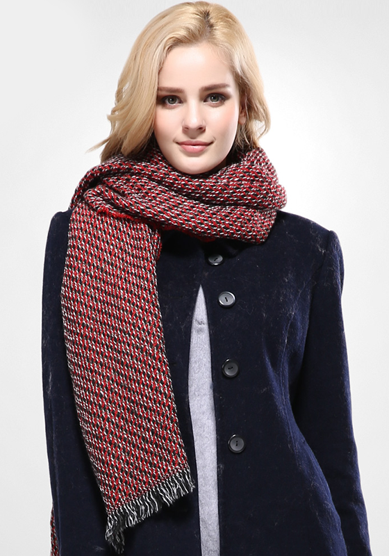 Thick Tassel Winter Scarf