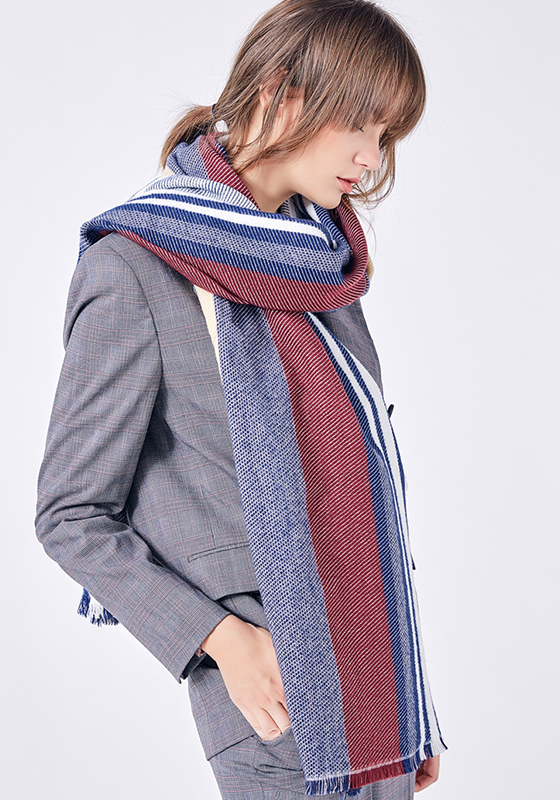 Foulard Femme Stripe Scarf