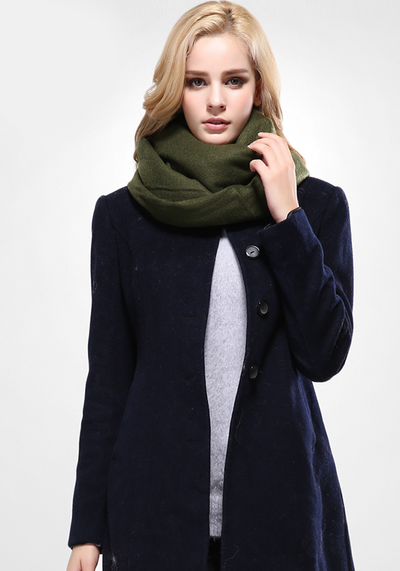 Cotton Solid Tassel Scarf