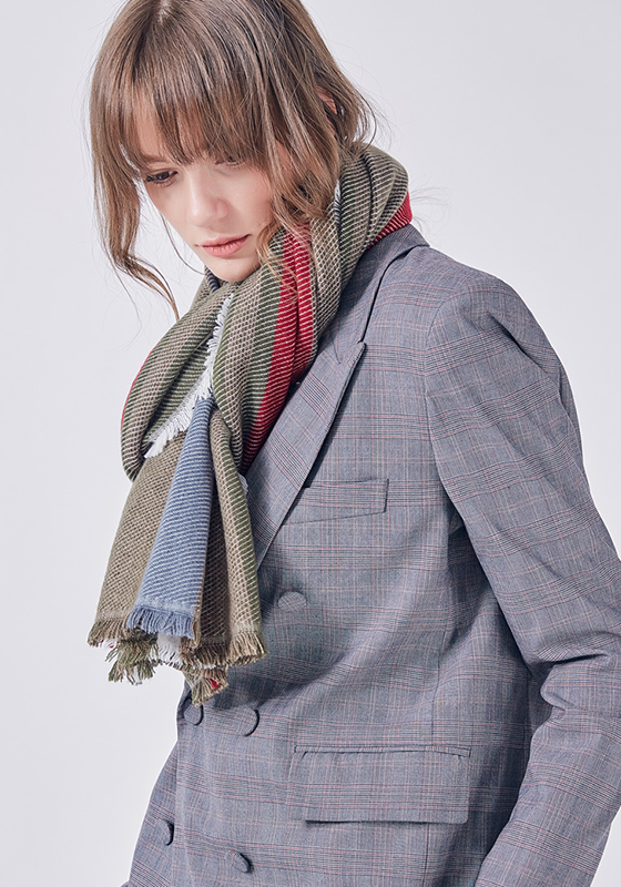 Foulard Femme Stripe Scarf