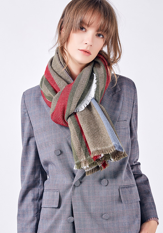 Foulard Femme Stripe Scarf