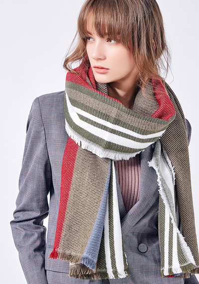Foulard Femme Stripe Scarf