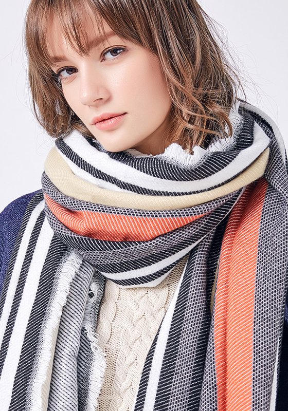 Foulard Femme Stripe Scarf