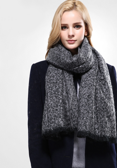 Foulard Wool Solid Shawl