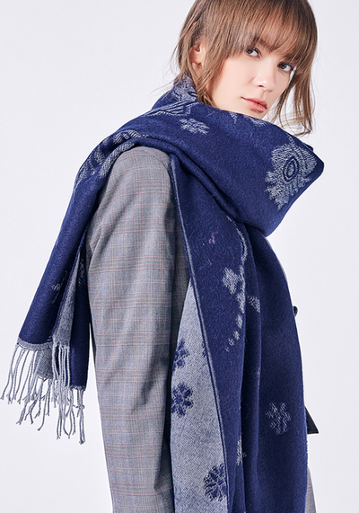 Wrap Flower Foulard Scarf