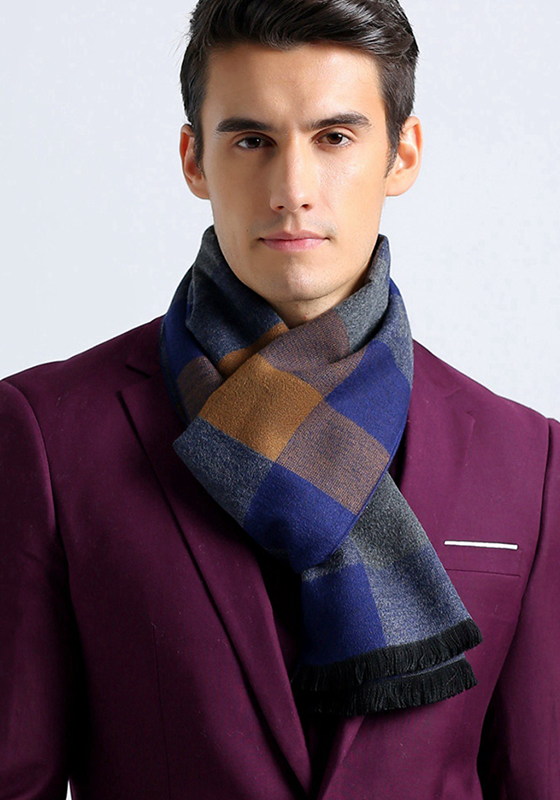 Classic Style Plaid Scarf